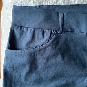 Torrid navy blue straight leg dress pants